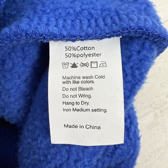 Classic Zoey Zip Cowl Neck Fleece Sweatshirt Women 4XL by Michelle Mae Blue Soft - Picture 12 of 16